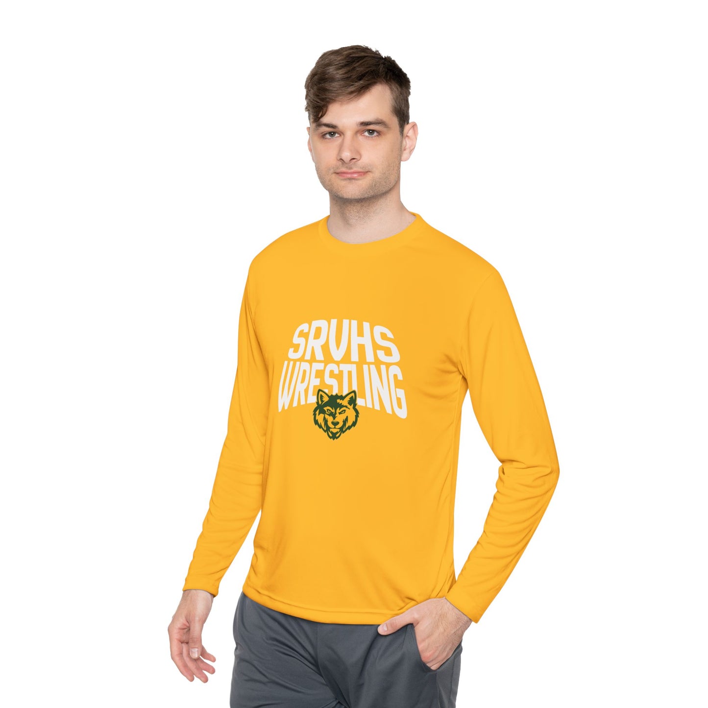 SRVHS Wrestling Long Sleeve Tee — School Team Wrestling Shirt