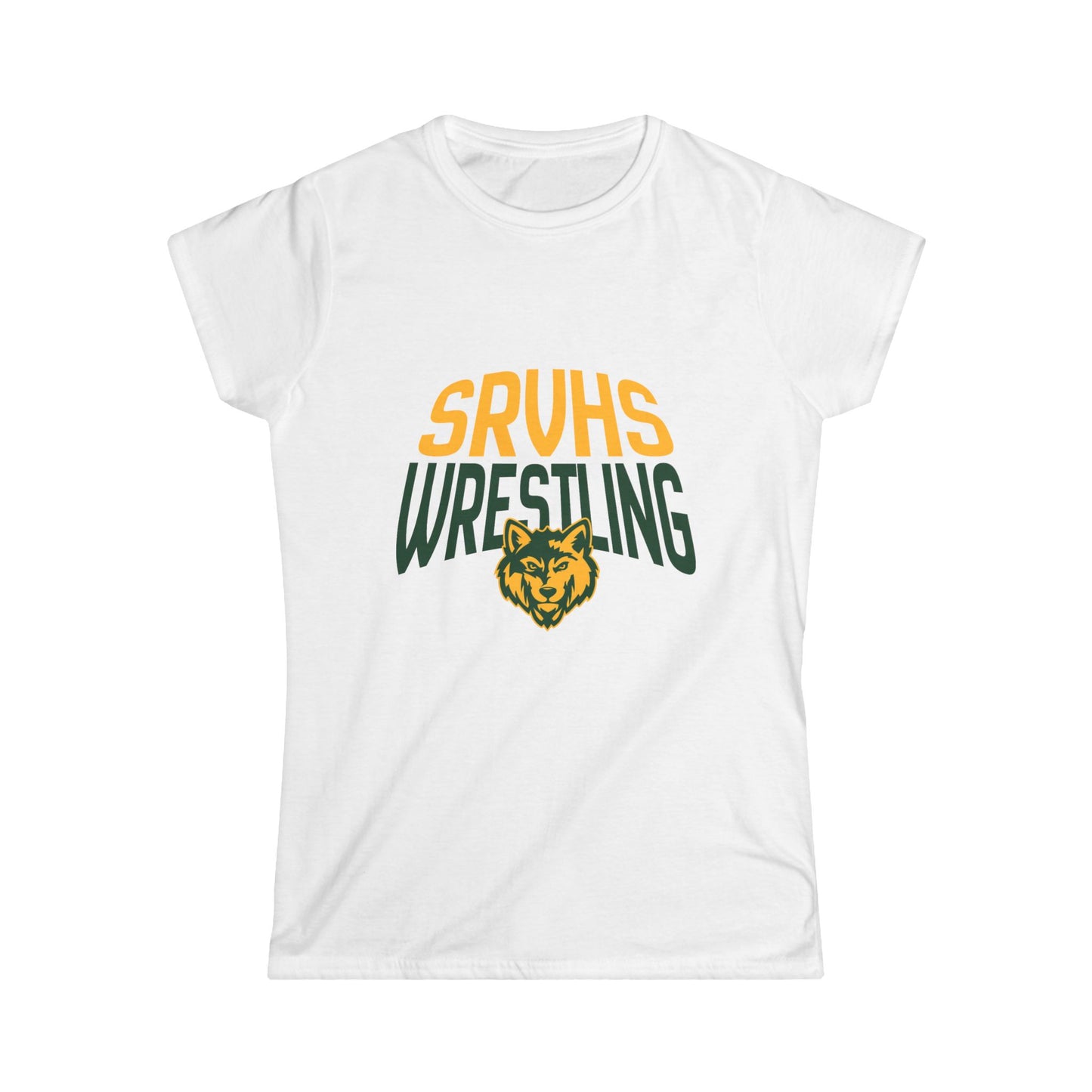 SRVHS Wrestling Women's Tee — Vintage Mascot Team Shirt