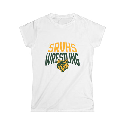 SRVHS Wrestling Women's Tee — Vintage Mascot Team Shirt