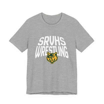 Wolf Crest Graphic Tee — Minimal Small Chest Logo T-Shirt