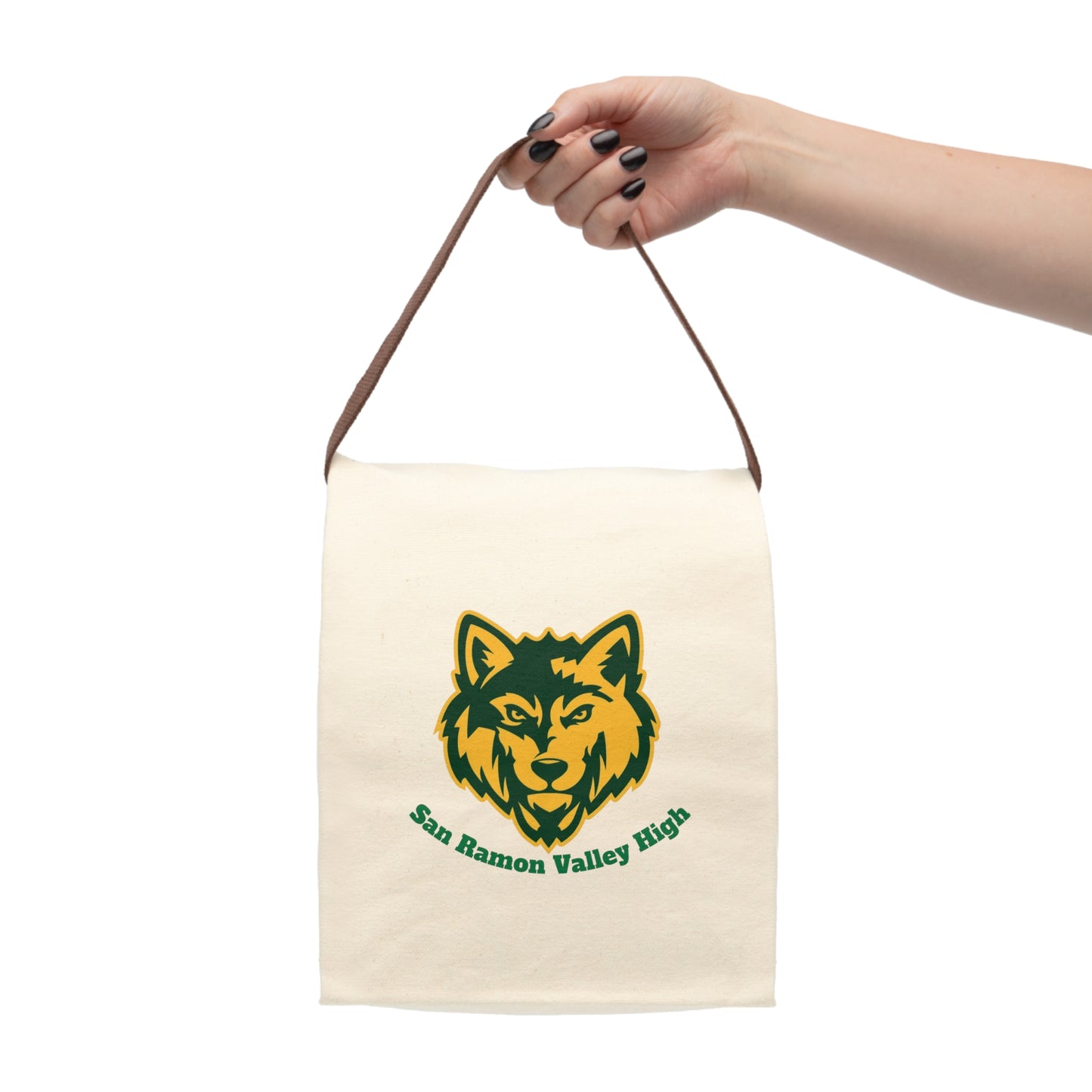 Canvas Lunch Bag With Strap