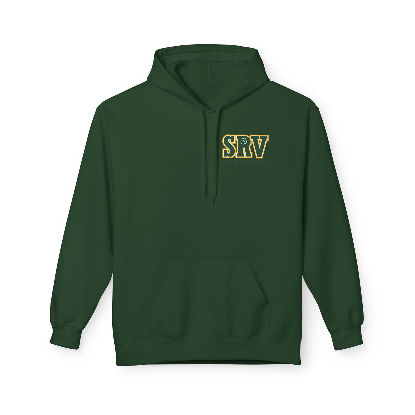 SRV Athletics Women's Wolf Wrestler Hoodie — Strength Mascot Pullover