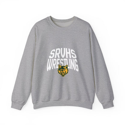 SRVHS Wrestling Crewneck Sweatshirt – School Team Mascot Pullover
