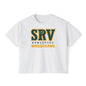 SRV Athletics Wrestling Women's Boxy Tee — Team Spirit Crop T-Shirt