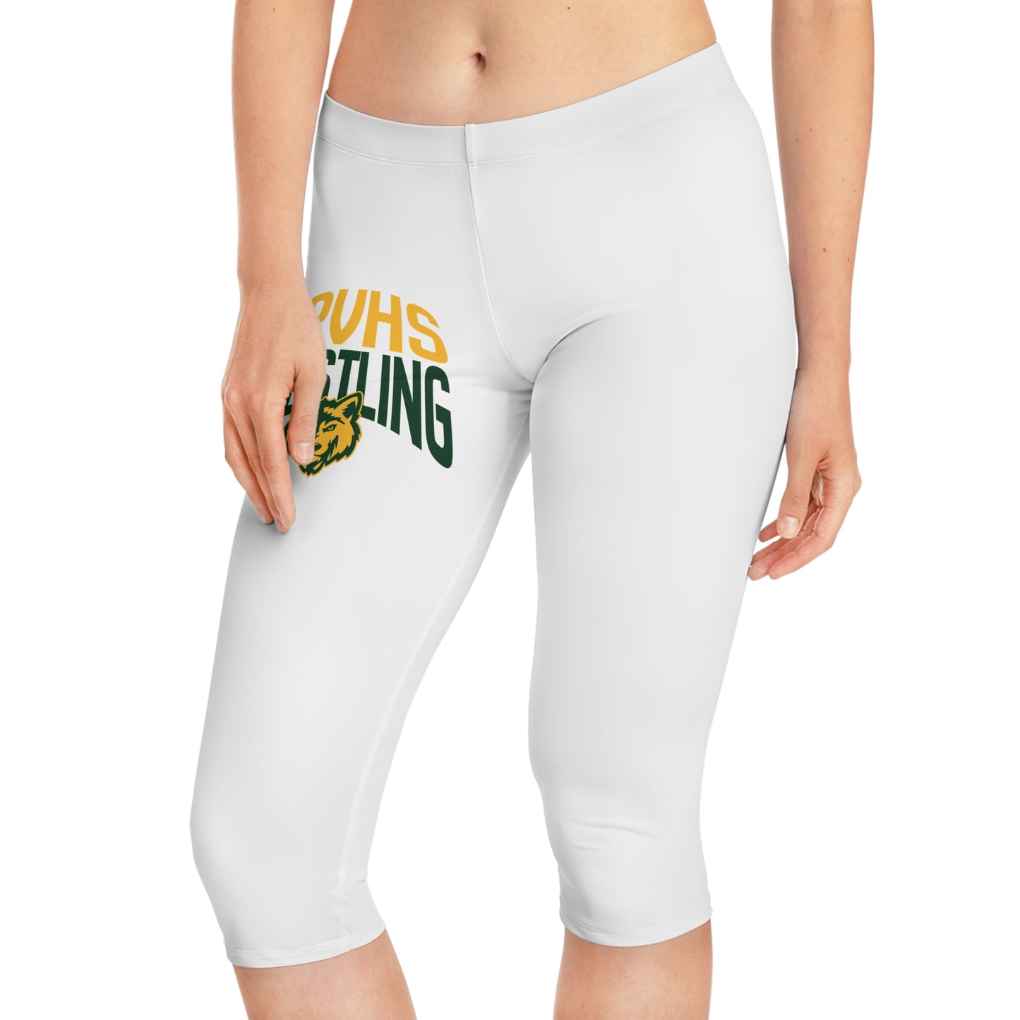 SRVHS Wrestling Women's Capri Leggings — School Spirit Athletic Wear