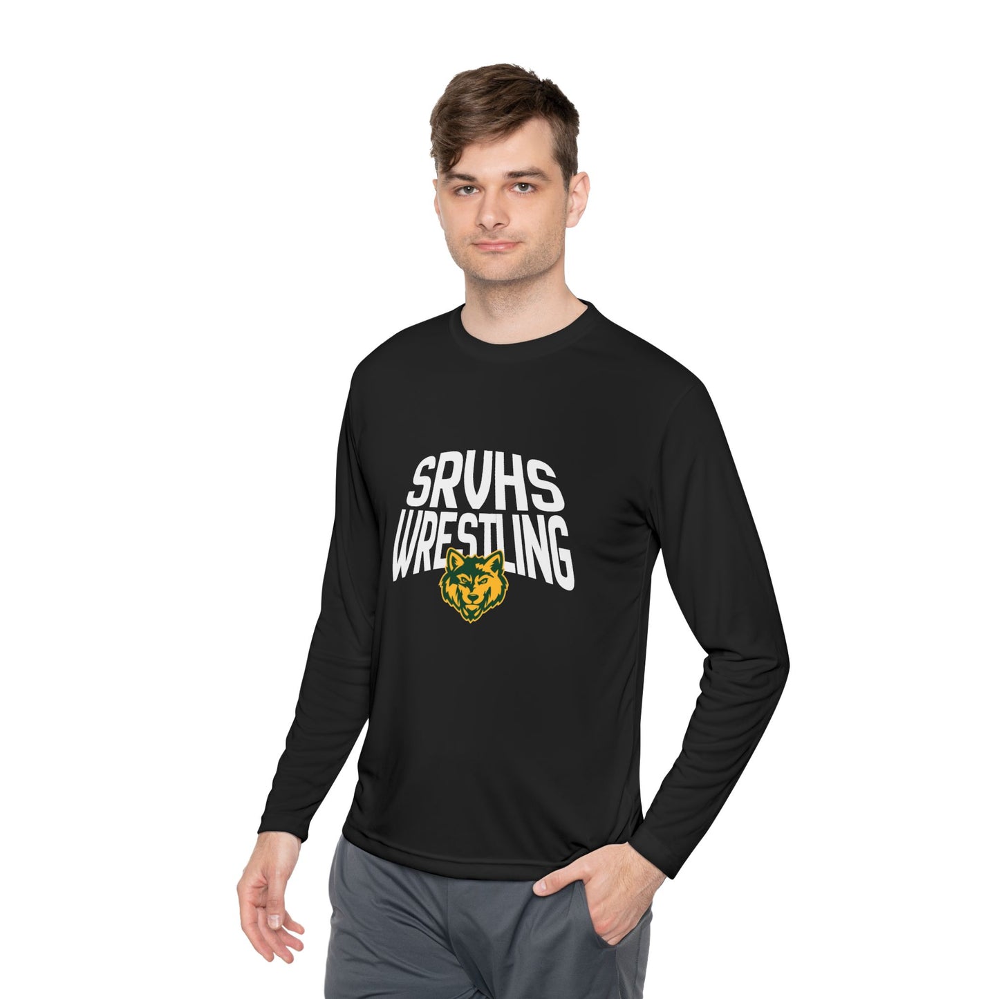 SRVHS Wrestling Long Sleeve Tee — School Team Wrestling Shirt