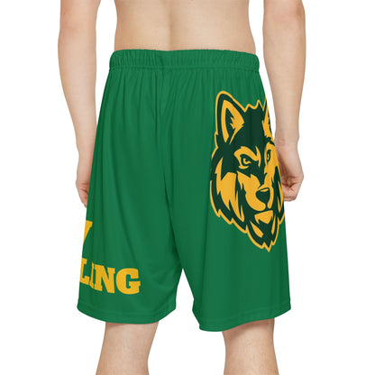 Men’s Sports Shorts Wrestling Green