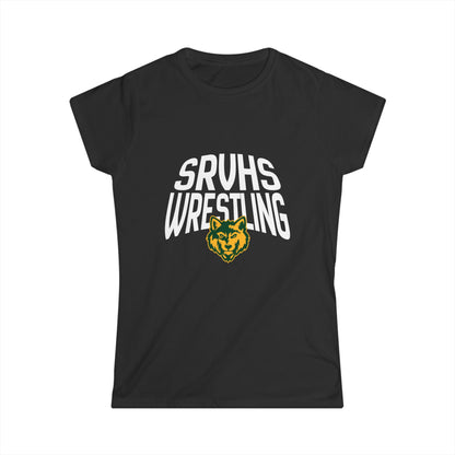 SRVHS Wrestling Women's Tee — Vintage Mascot Team Shirt