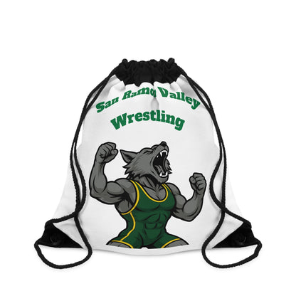 San Ramon Valley Wrestling Wolf Drawstring Bag