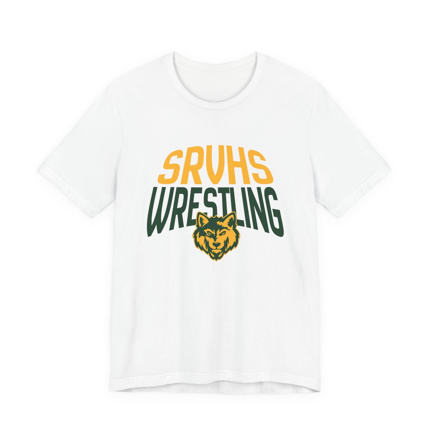 Wolf Crest Graphic Tee — Minimal Small Chest Logo T-Shirt