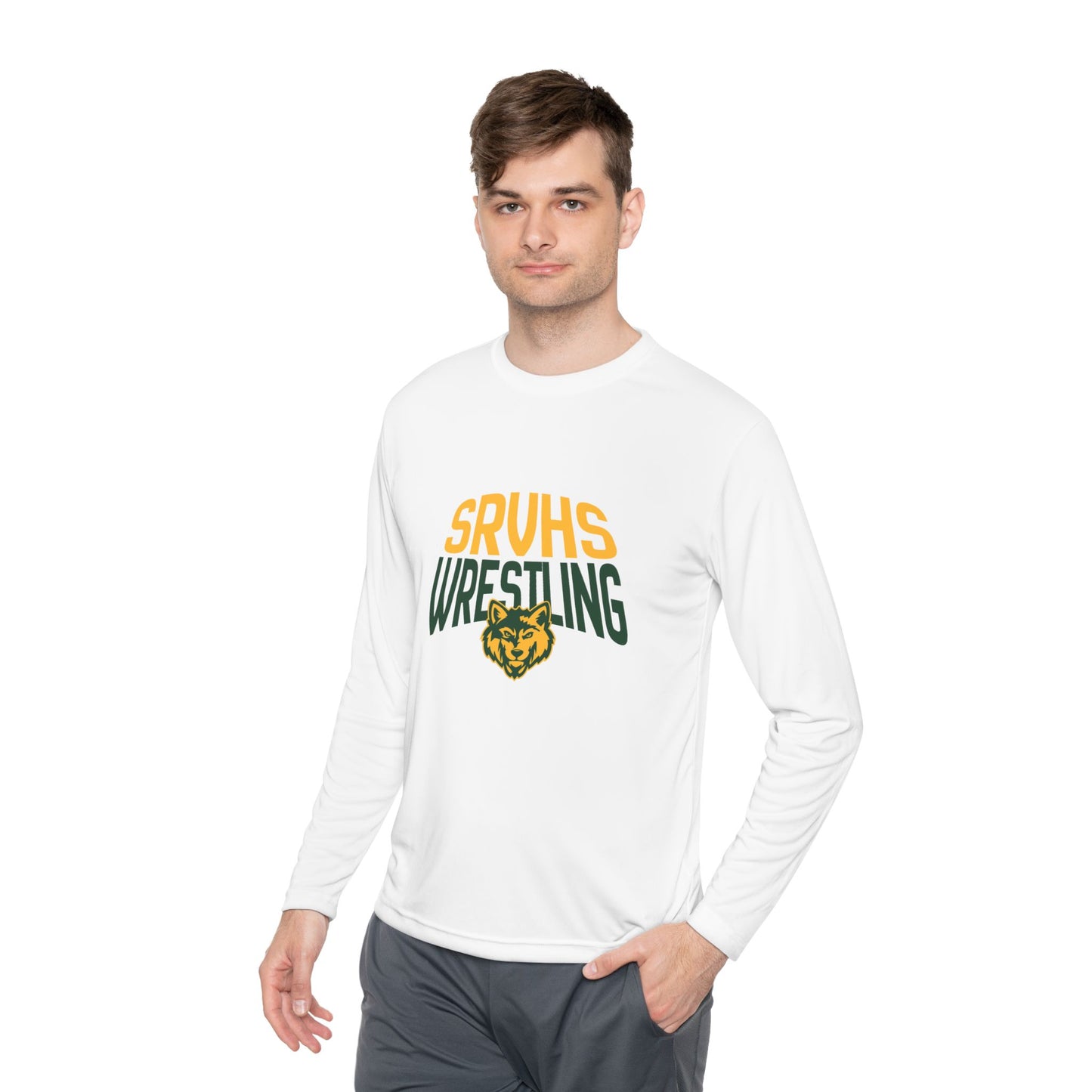 SRVHS Wrestling Long Sleeve Tee — School Team Wrestling Shirt