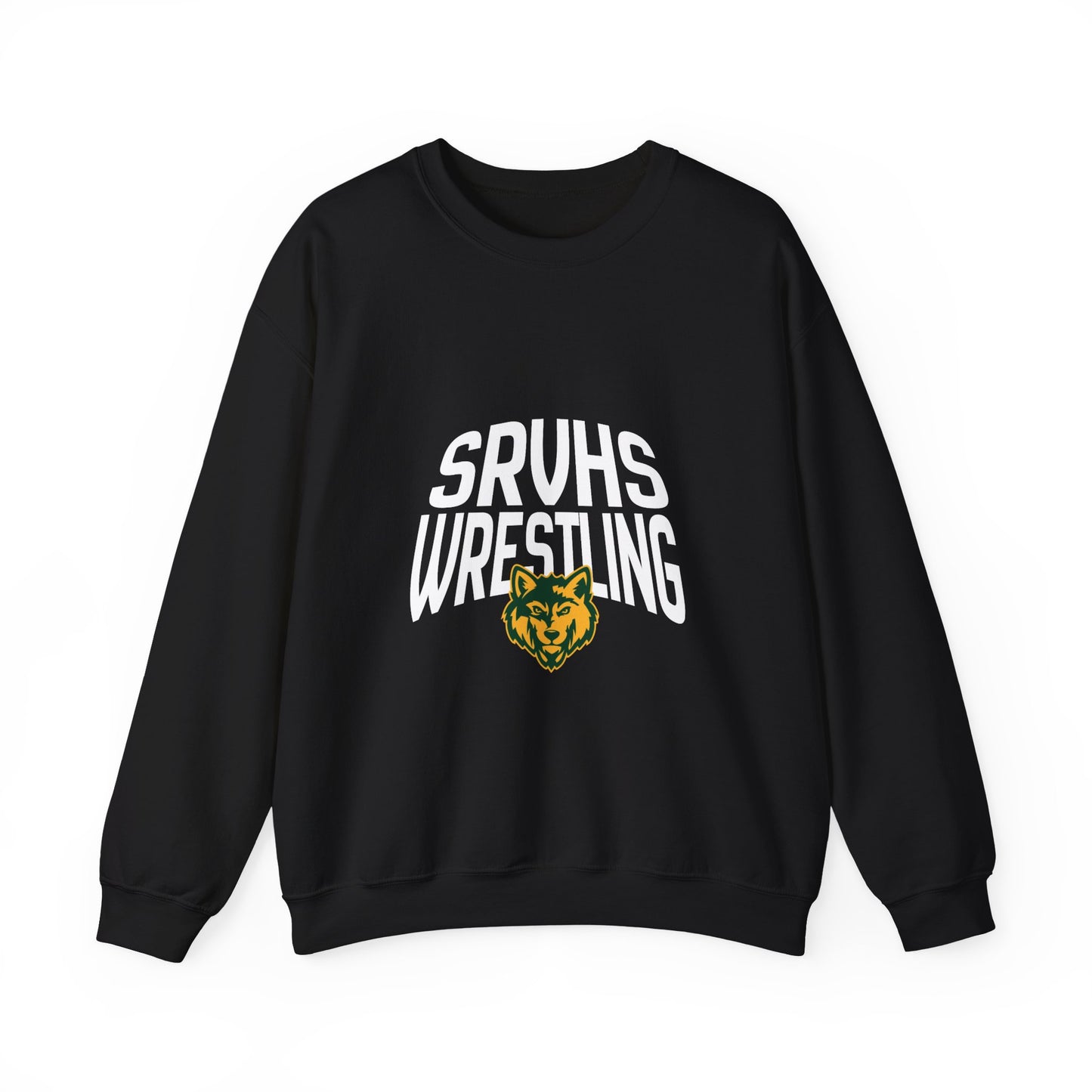 SRVHS Wrestling Crewneck Sweatshirt – School Team Mascot Pullover