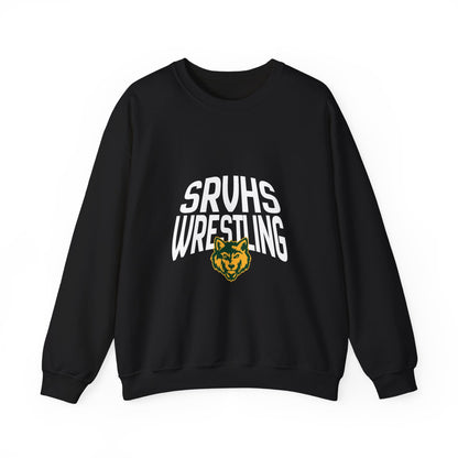 SRVHS Wrestling Crewneck Sweatshirt – School Team Mascot Pullover