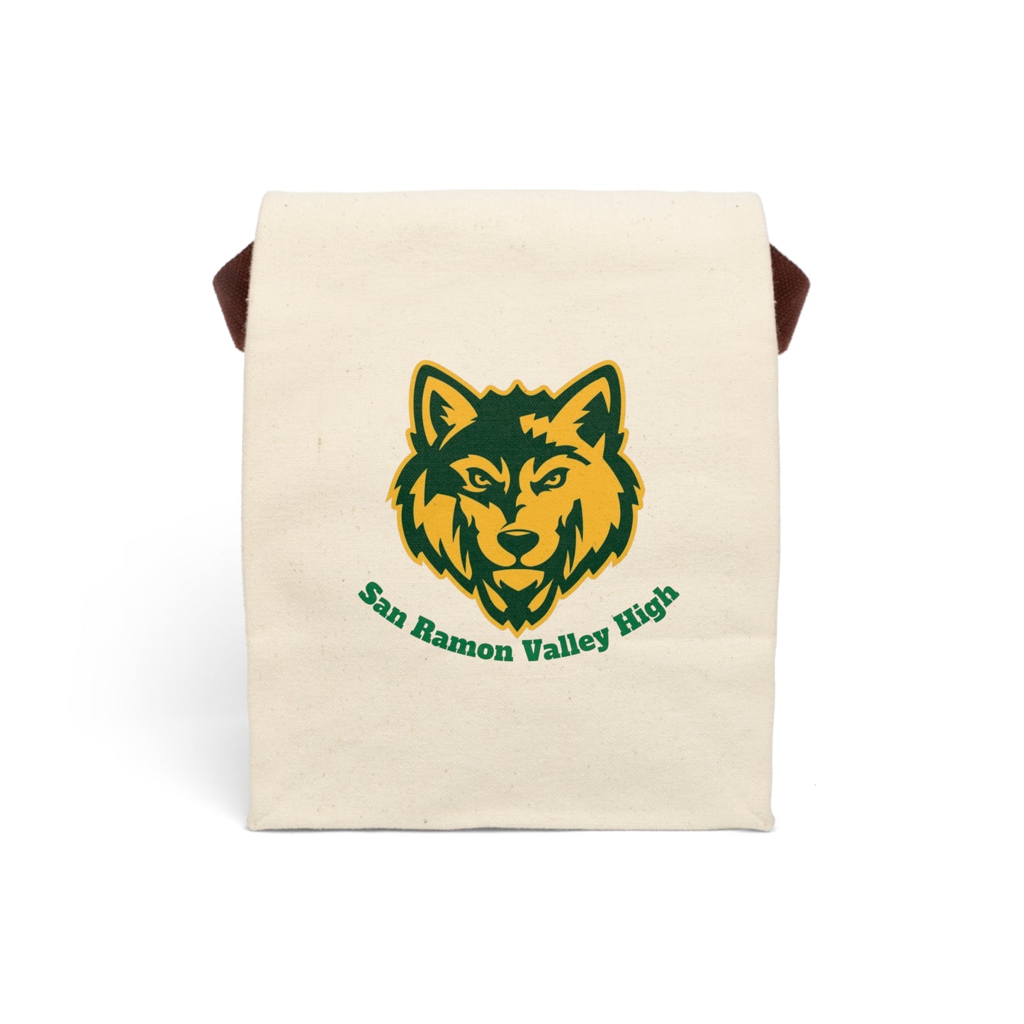 Canvas Lunch Bag With Strap