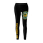 SRV Wrestling Women's Athletic Leggings — Black Logo & Side Text