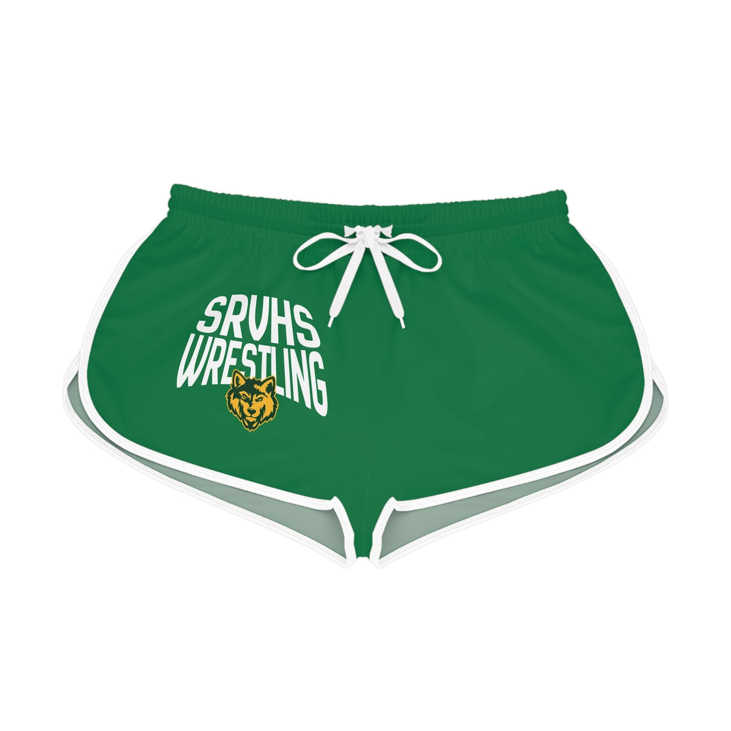 SRVHS Wrestling Women's Relaxed Shorts – School Team Athletic Lounge Shorts Green