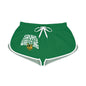 SRVHS Wrestling Women's Relaxed Shorts – School Team Athletic Lounge Shorts Green