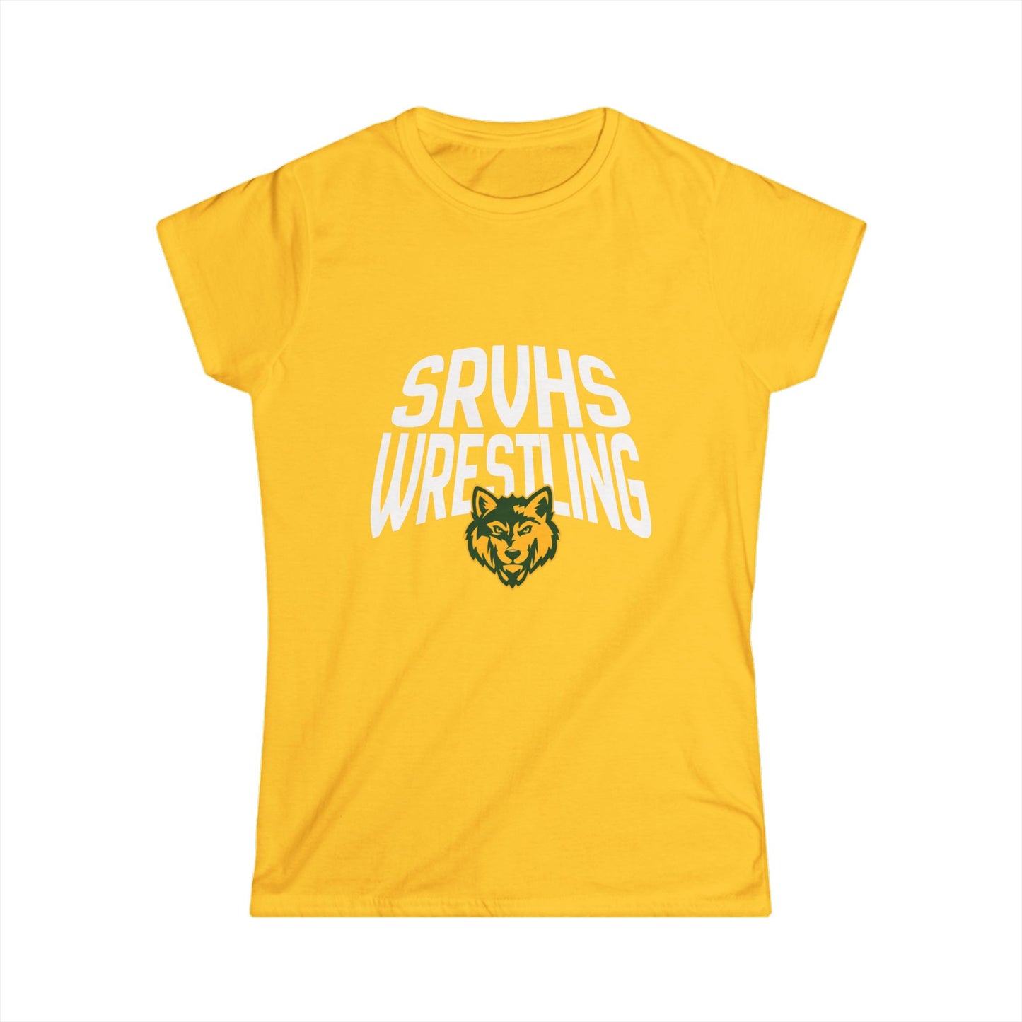 SRVHS Wrestling Women's Tee — Vintage Mascot Team Shirt