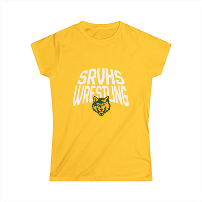 SRVHS Wrestling Women's Tee — Vintage Mascot Team Shirt