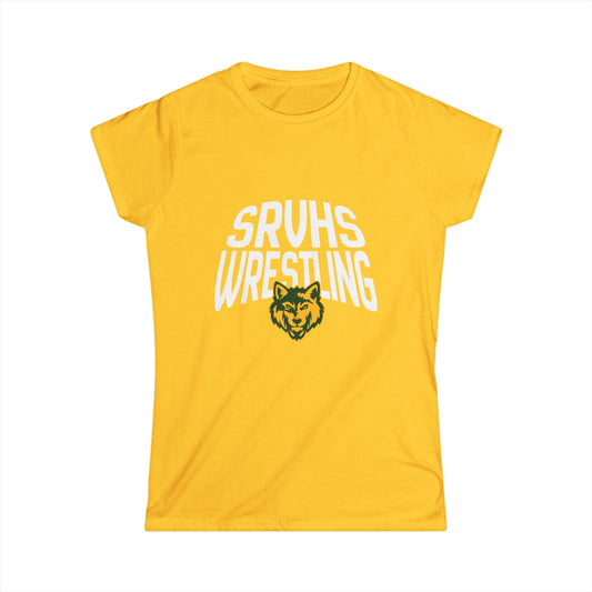 SRVHS Wrestling Women's Tee — Vintage Mascot Team Shirt