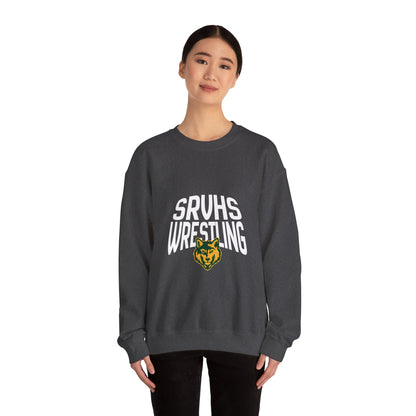 SRVHS Wrestling Crewneck Sweatshirt – School Team Mascot Pullover