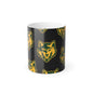 Wolf Logo Color-Changing Coffee Mug — 11oz Morphing Heat-Sensitive Ceramic