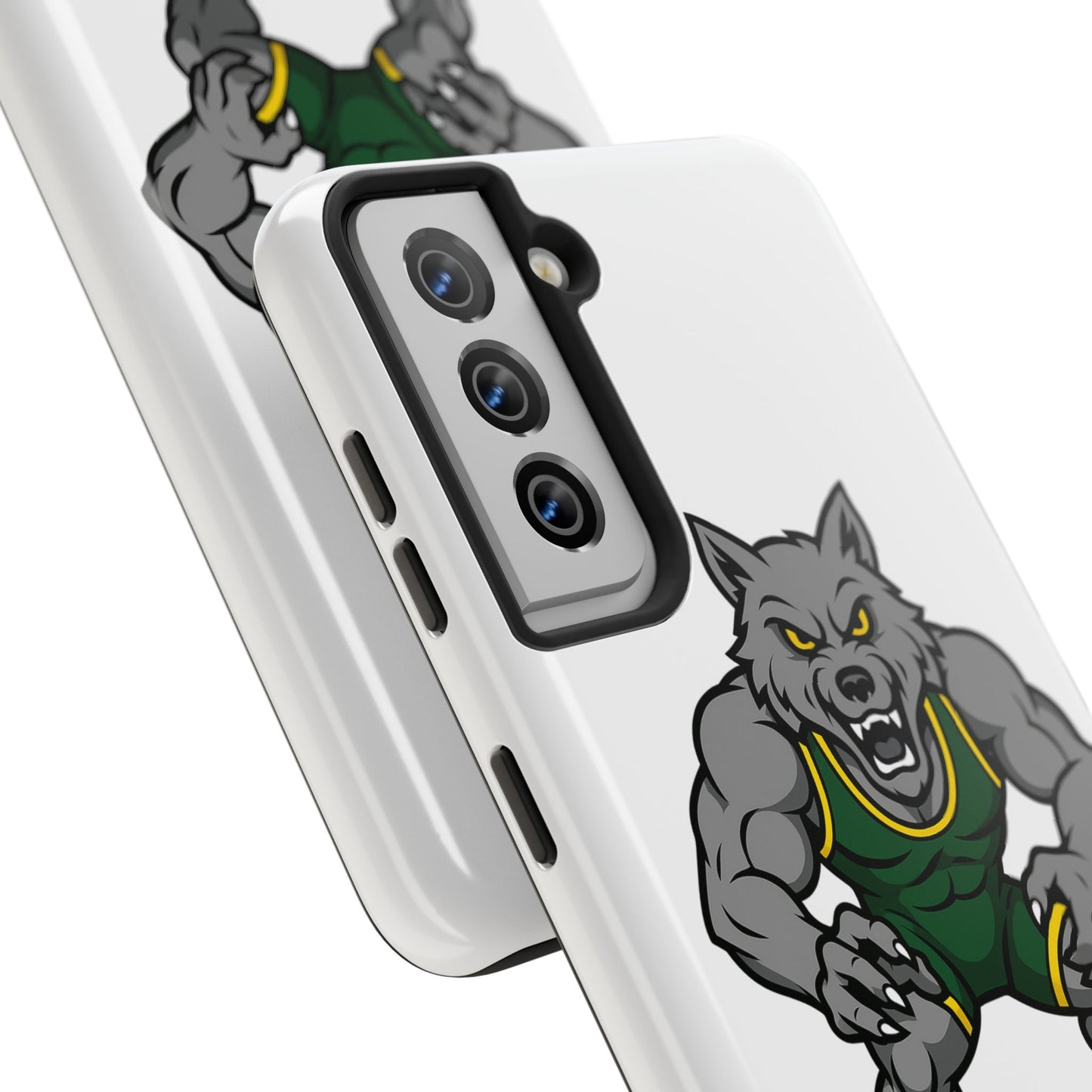 SRV Wrestling Wolf Tough Phone Case — Protective Sports Mascot Design