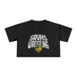 SRVHS Wrestling Women's Crop Tee - School Team Spirit Short Sleeve Top