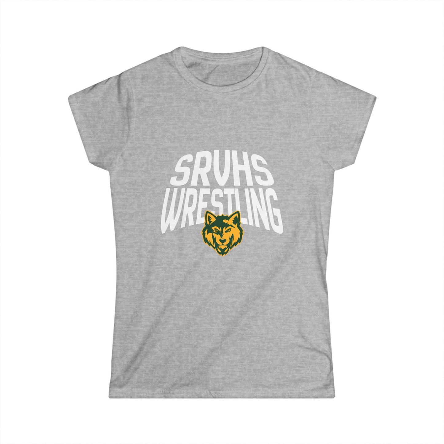 SRVHS Wrestling Women's Tee — Vintage Mascot Team Shirt