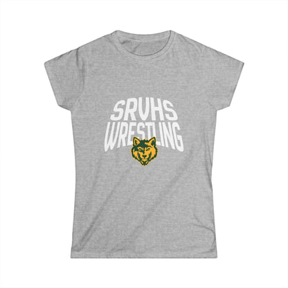 SRVHS Wrestling Women's Tee — Vintage Mascot Team Shirt