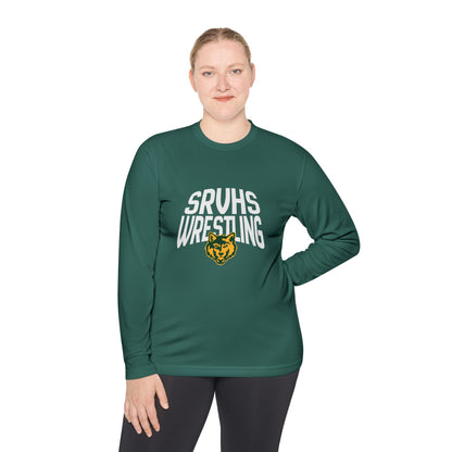 SRVHS Wrestling Long Sleeve Tee — School Team Wrestling Shirt