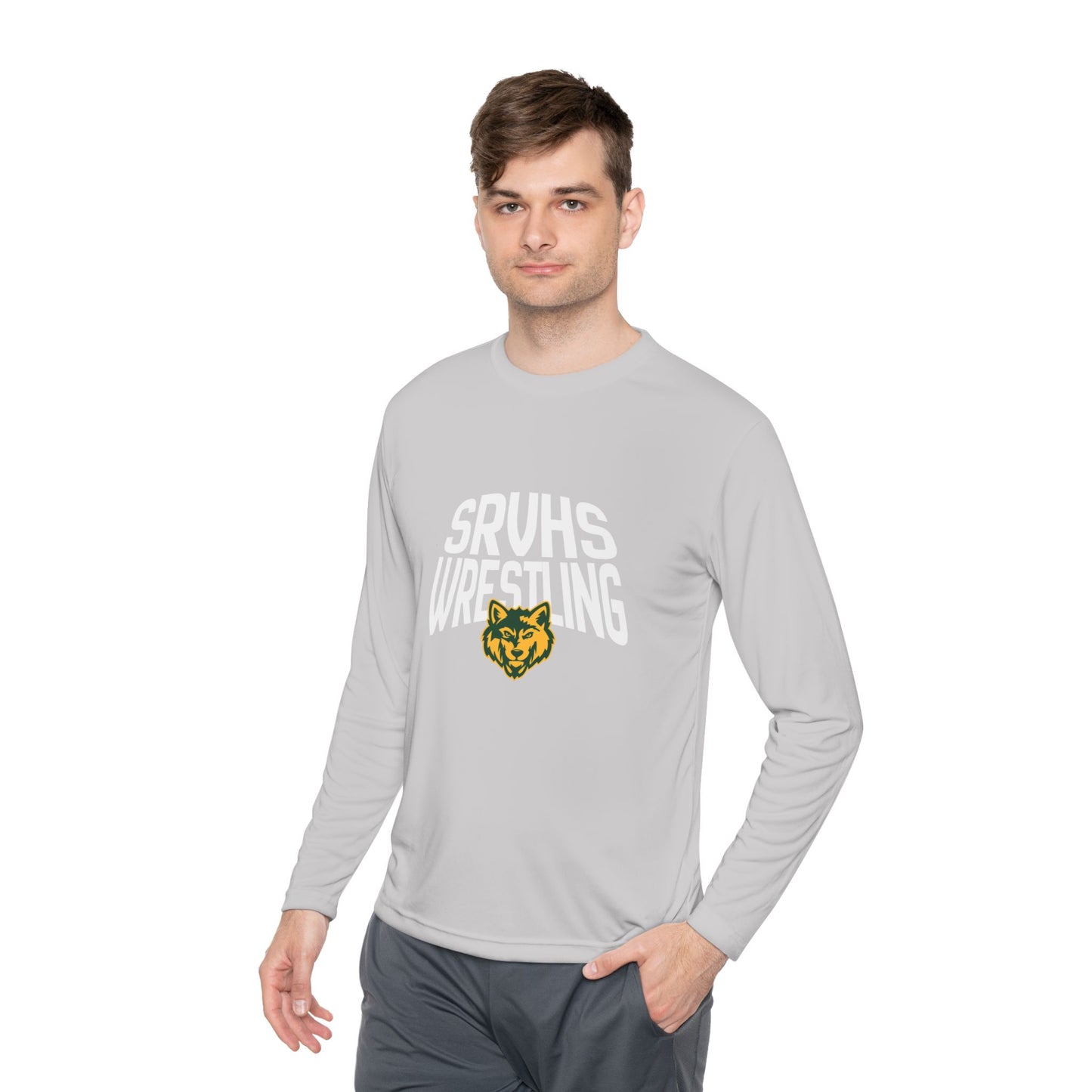 SRVHS Wrestling Long Sleeve Tee — School Team Wrestling Shirt