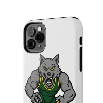 SRV Wrestling Wolf Tough Phone Case — Protective Sports Mascot Design