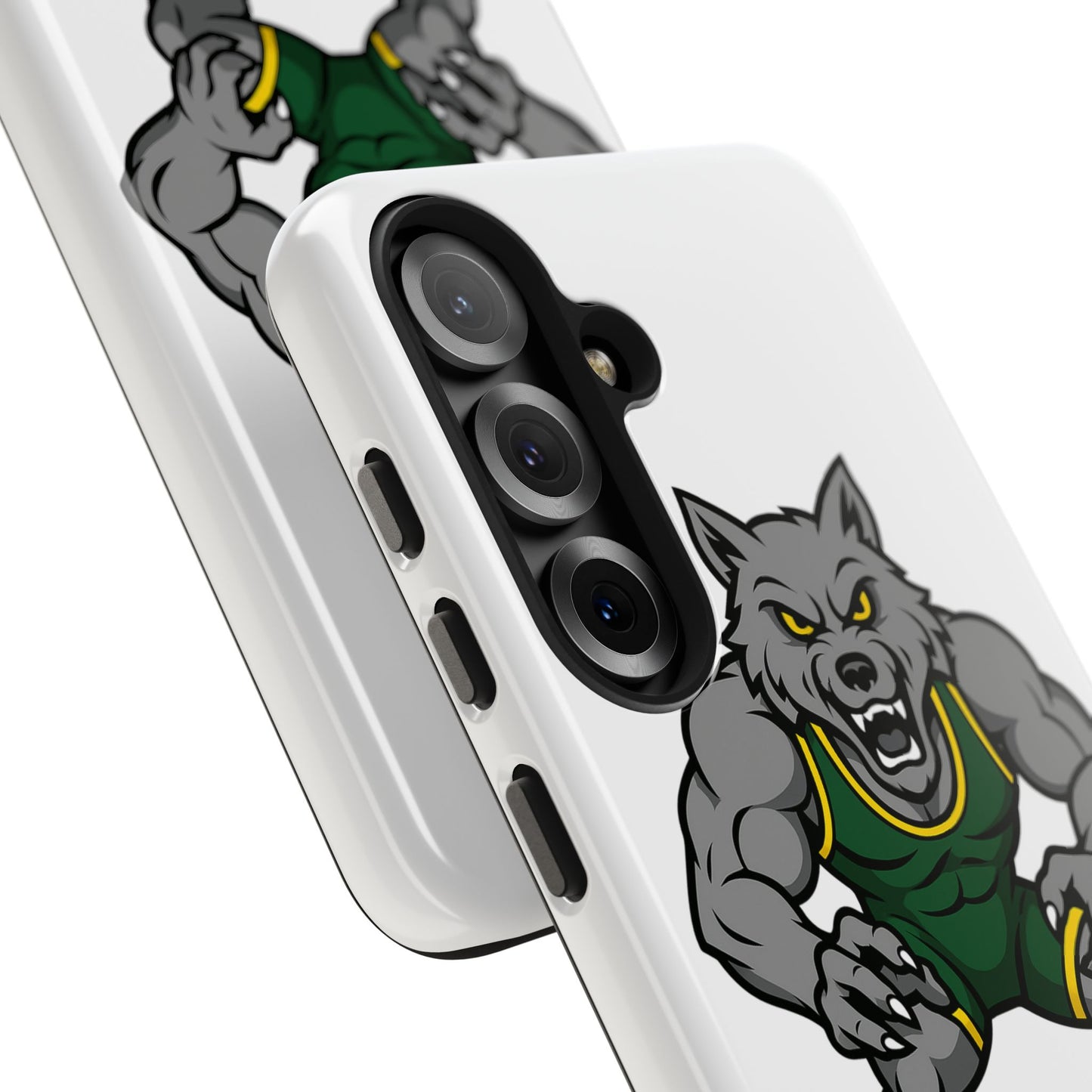 SRV Wrestling Wolf Tough Phone Case — Protective Sports Mascot Design
