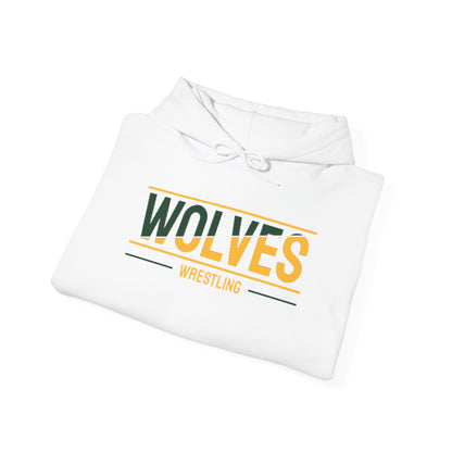 Wolves Wrestling Hoodie — Retro Team Pullover