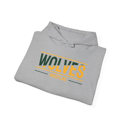 Wolves Wrestling Hoodie — Retro Team Pullover