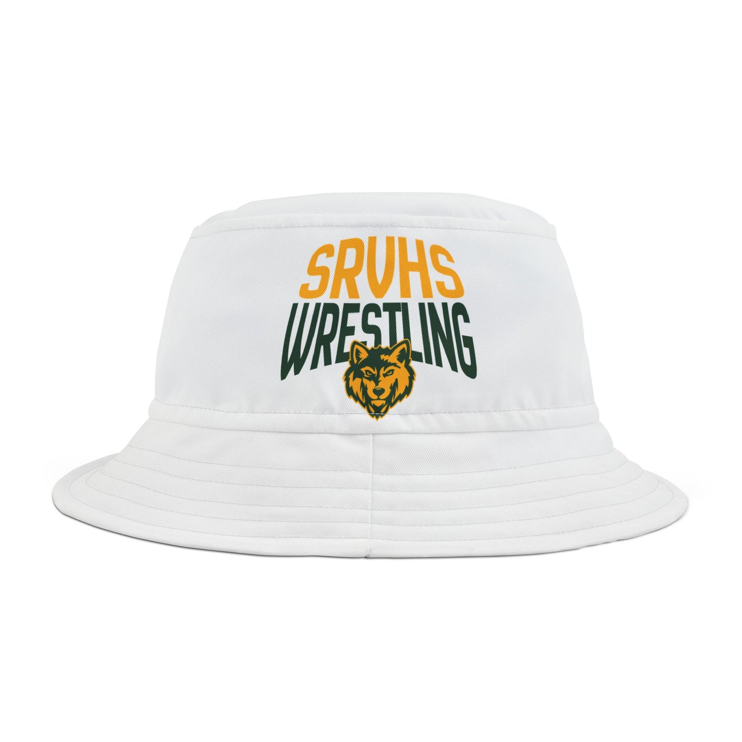 SRVHS Wrestling Bucket Hat — Lightweight Team Hat with Tiger Logo