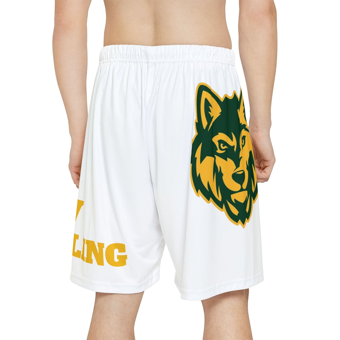 Men’s Sports Shorts Wrestling White